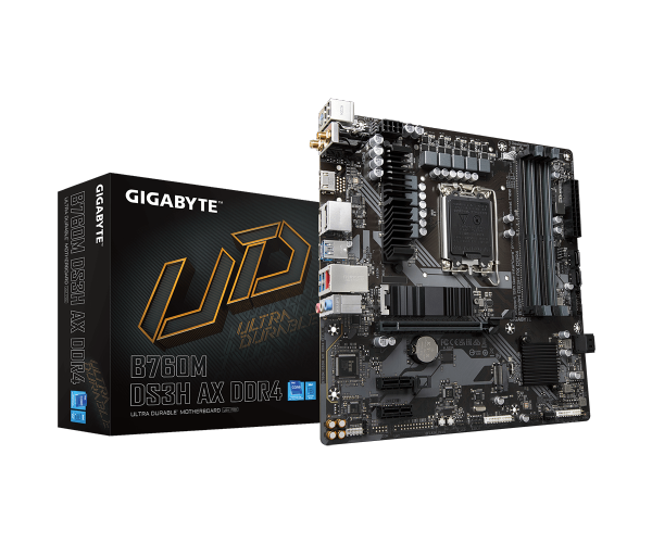GIGABYTE B760M GAMING PLUS WIFI DDR4 mATX LGA 1700 1GbE
