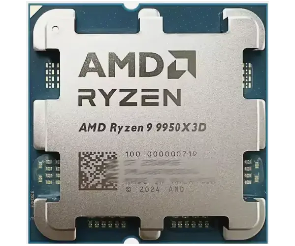 מעבד AMD Ryzen 9 9950X3D AM5 16 Cores 32 Tr up to 5.7Ghz Tray