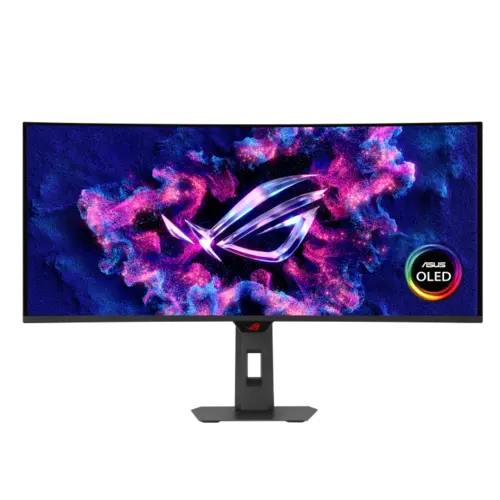 מסך מחשב גיימינג 34 אינץ ASUS ROG Strix OLED XG34WCDG