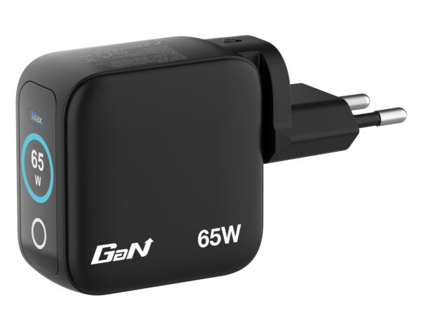 VERBATIM MINI GAN CHARGER 65W WITH DISPLAY