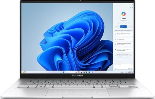 מחשב נייד 14 אינץ מסך מגע ASUS Zenbook 14 UX3405CA-SU900W Silver