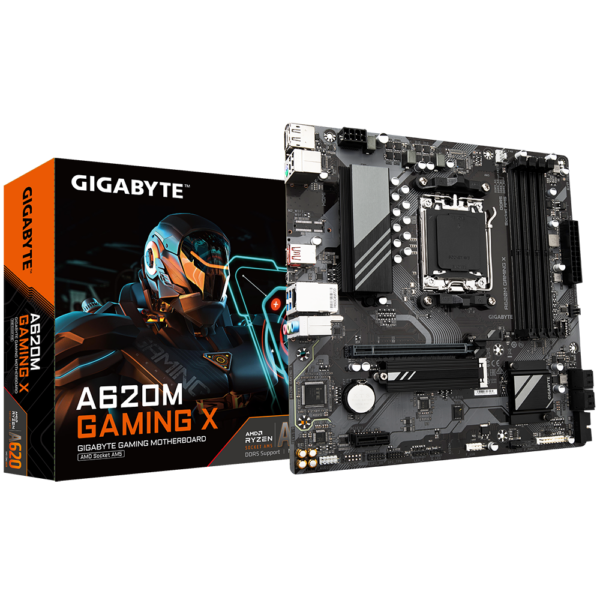 לוח אם Gigabyte A620M GAMING X 2.0 AMD AM5 Micro-ATX
