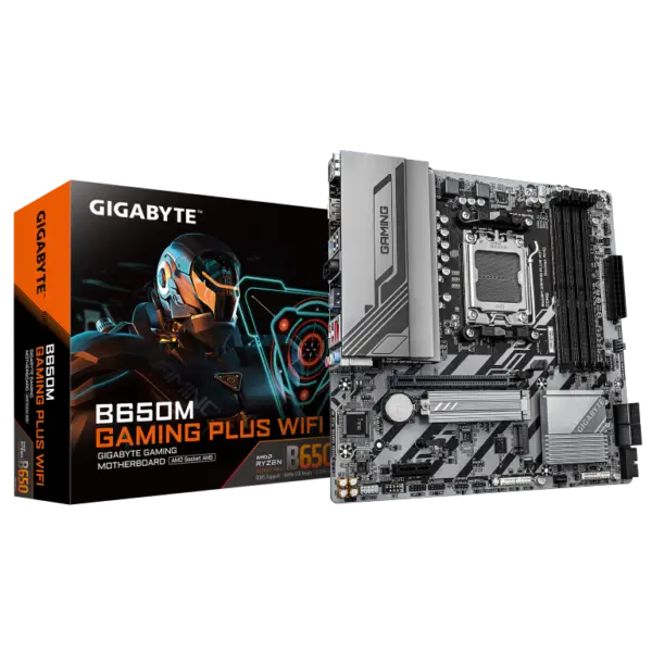 לוח אם Gigabyte B650M GAMING PLUS WF 1.3 AM5 DDR5 Micro-Atx