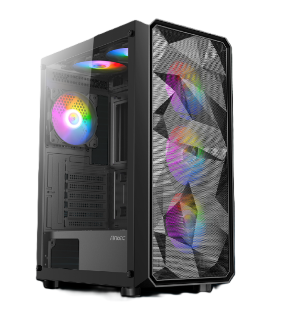 מחשב AX83 ARGB 700W H610M I5-12400F 8GB 500GB NVMME RTX3050