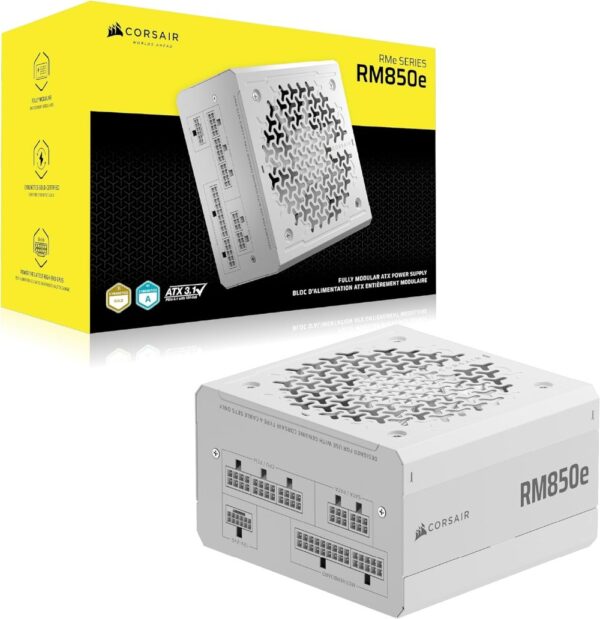 ספק Corsair RM850e ATX3.1 Fully modular 80Plus Gold White