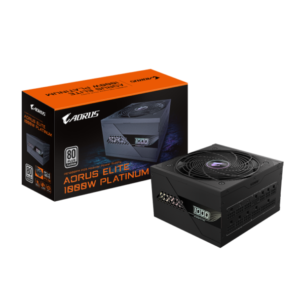 ספק כוח AORUS ELITE P1000W 80 Plus Platinum Modular PCIe 5.0