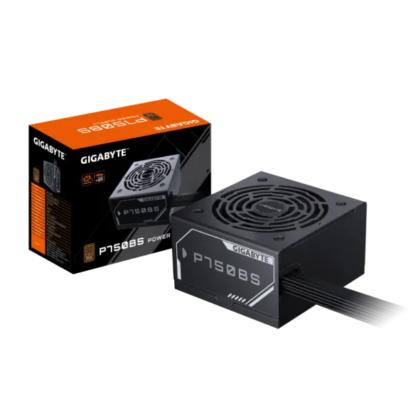 ספק כוח Gigabyte P750BS 750W 80 Plus Bronze 12cm silent fan