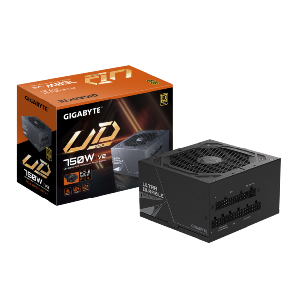 ספק כוח Gigabyte UD750M PG5 V2 750W 80 Plus Gold PCIE 3.1 ATX 5.1