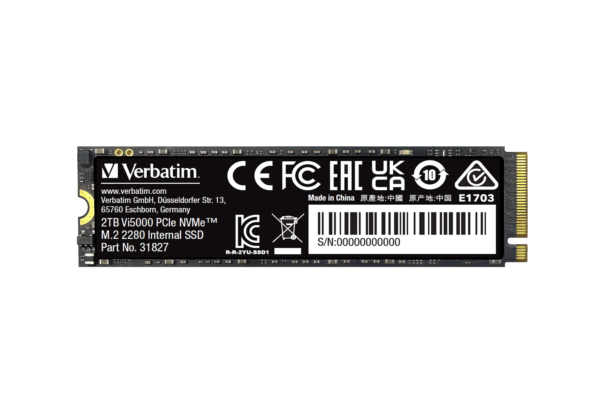VERBATIM VI5000 PCIE4 NVME M.2 SSD 2TB