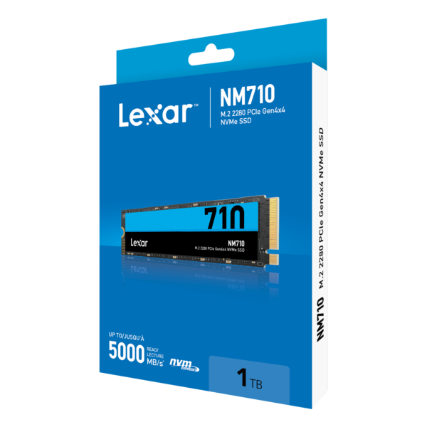 Lexar SSD LNM-710 1TB M.2 NVMe High Speed PCIe Gen4X4