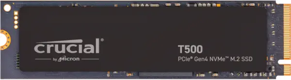 Crucial SSD 4TB T500 NVME M.2 PCIe Gen4 with heatsink