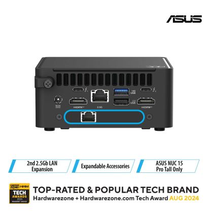 NUC 15 PRO TALL – 2nd 2.5GbE LAN Expansion