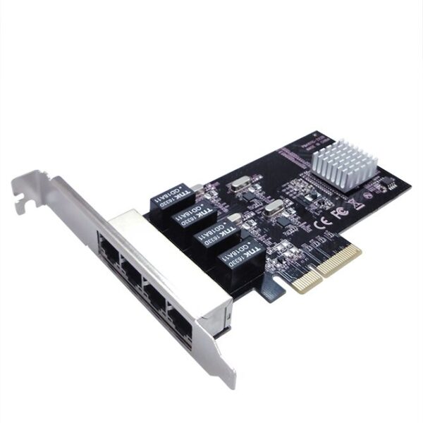 כ. רשת ST Lab N-451 PCIe 4-Port Gigabit Net Controller PCIEX4