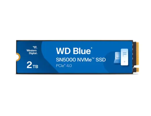 דיסק פנימי WD Blue SN5000 NVMe SSD 2TB PCIe Gen4X4 2280