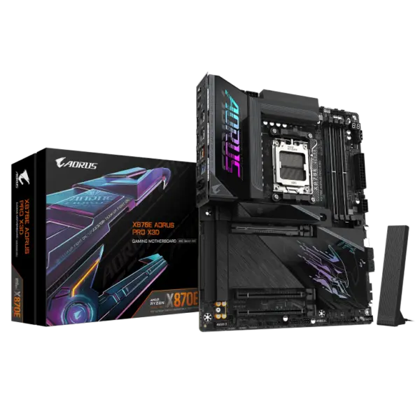 לוח אם Gigabyte X870E AORUS PRO X3D AMD AM5 ATX WIFI7 DDR5