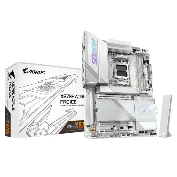 לוח אם GIGABYTE X870E AORUS PRO ICE X3D WIFI7 ATX DDR5 AM5