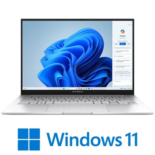 מחשב נייד 14 אינץ ASUS Zenbook 14 UX3405CA-ST1006W Silver