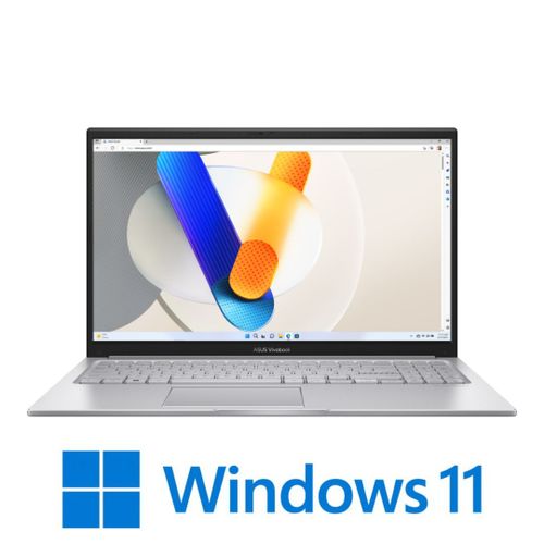 מחשב נייד 15.6 אינץ ASUS Vivobook 15 A1504VA-E8435W Cool Silver