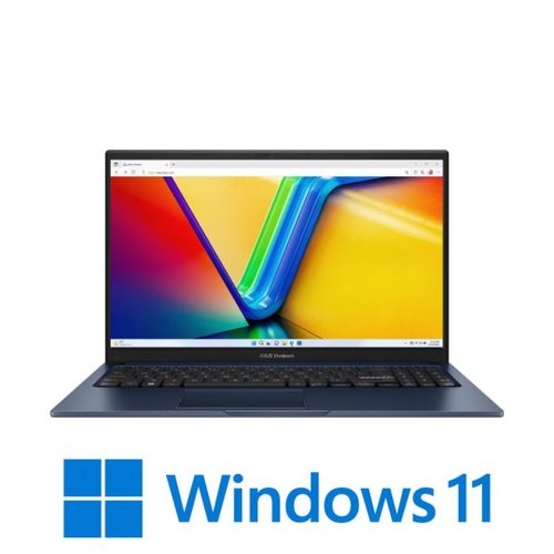 מחשב נייד 15.6 אינץ מסך מגע ASUS Vivobook 15 X1504VA-E84531W Quiet Blue