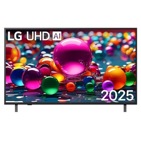 טלוויזיה "50 חכמה LG UHD AI ברזולוציית 4K דגם: 50UA80006LC