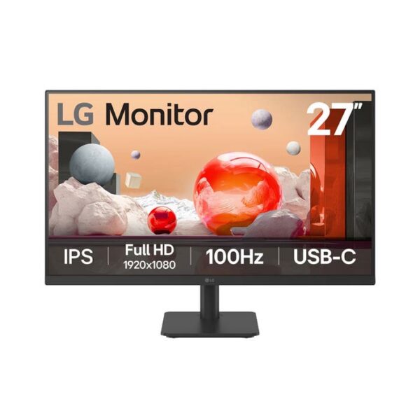 מסך מחשב ''27 Full HD 100hz IPS ביחס 16:9 עם חיבור ™USB Type-C תוצרת LG דגם: 27MS530B-B