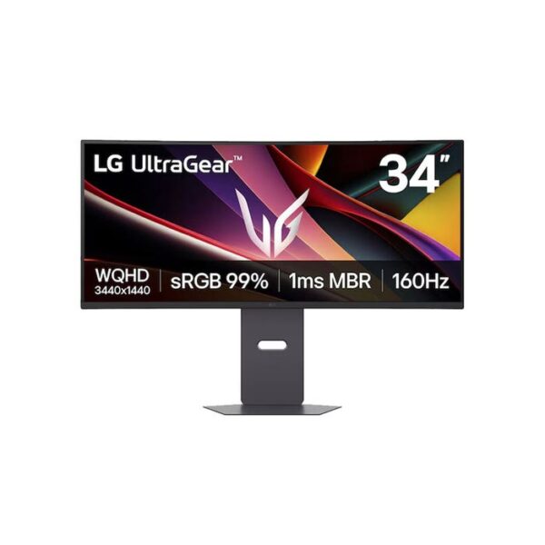 מסך ''34 גיימינג קעור UltraGear™ WQHD תוצרת LG דגם: 34G600A-B