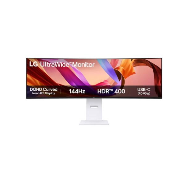 מסך מחשב קעור ''49 UltraWide Dual QHD Nano IPS תוצרת LG דגם: 49U950A-W