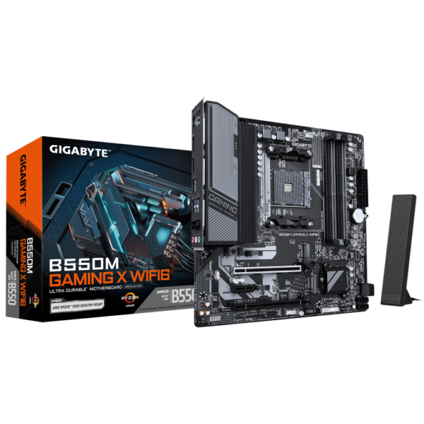 לוח Gigabyte B550M GAMING X WIFI6 AM4 DDR4 Micro-ATX