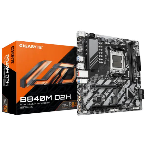 לוח אם Gigabyte B860M D2H 1.2 X3D DDR5 AM5 Micro-Atx