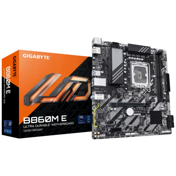 לוח אם Gigabyte B860M E Gen5 DDR5 PCIE5.0 Micro-Atx