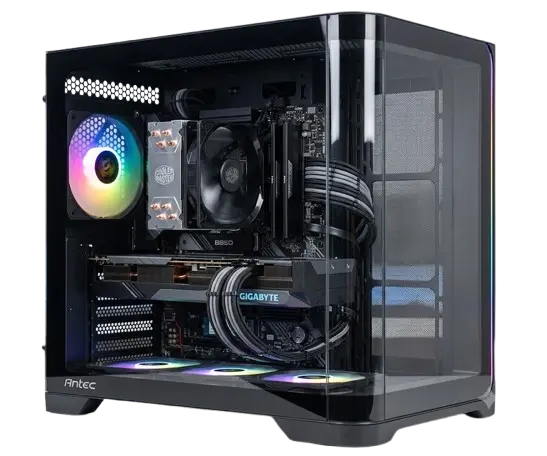מחשב C5 Curve ARGB 750W B860M WIFI U5-250KF 32GB 1TB NVME RTX5060