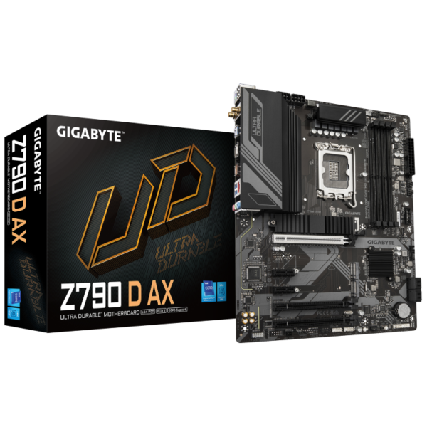 לוח אם Gigabyte Z790 D AX ATX DDR5 UD 2.5GB Lan WIFI6E