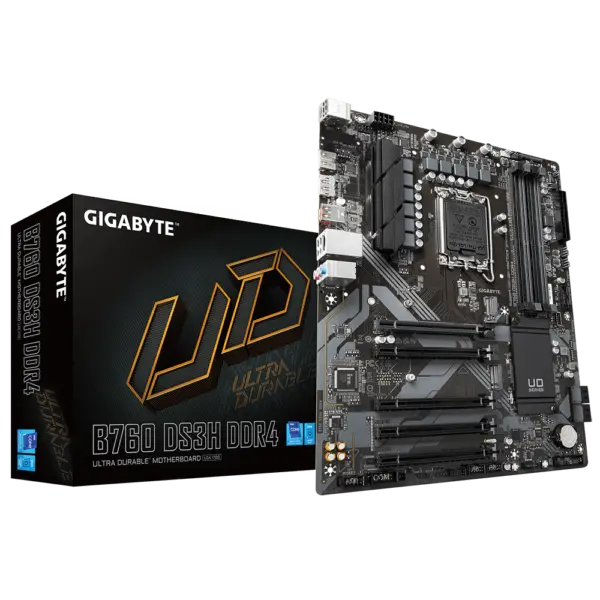 לוח Gigabyte B760 DS3H DDR4 ATX PCIE 4.0 DP HDMI LGA1700