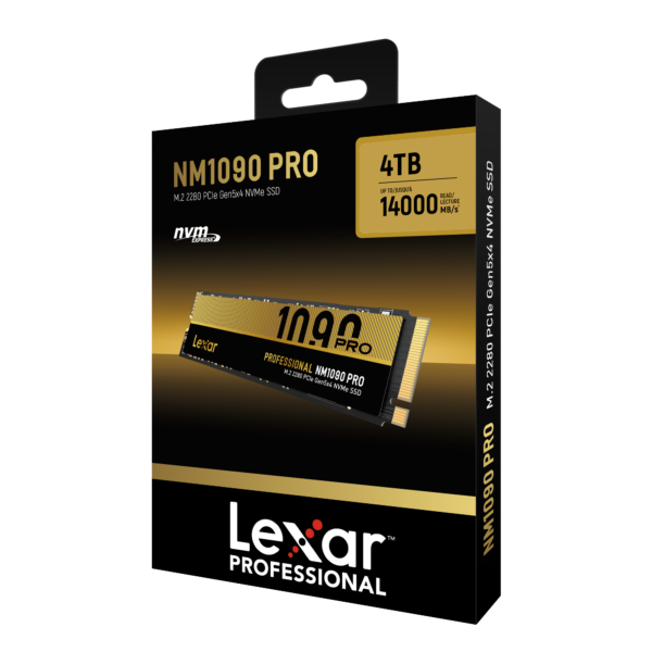 Lexar SSD LNM-1090Pro 4TB M.2 NVMe High Speed PCIe Gen5