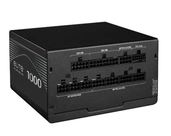 ספק כוח מודולרי Cooler Master Elite 80 Plus Platinum 1000W ATX 3.