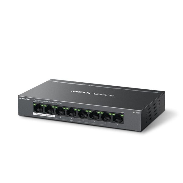 MERCUSYS MS108GP 8 Port Gigabit Switch 7 Port PoE 65W
