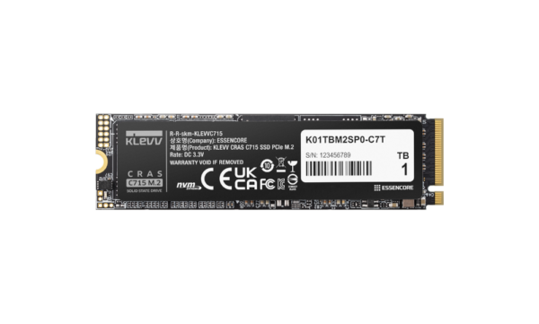 דיסק SSD KLEVV CRAS C715 512GB M2 NVMe Gen3 3200MBs